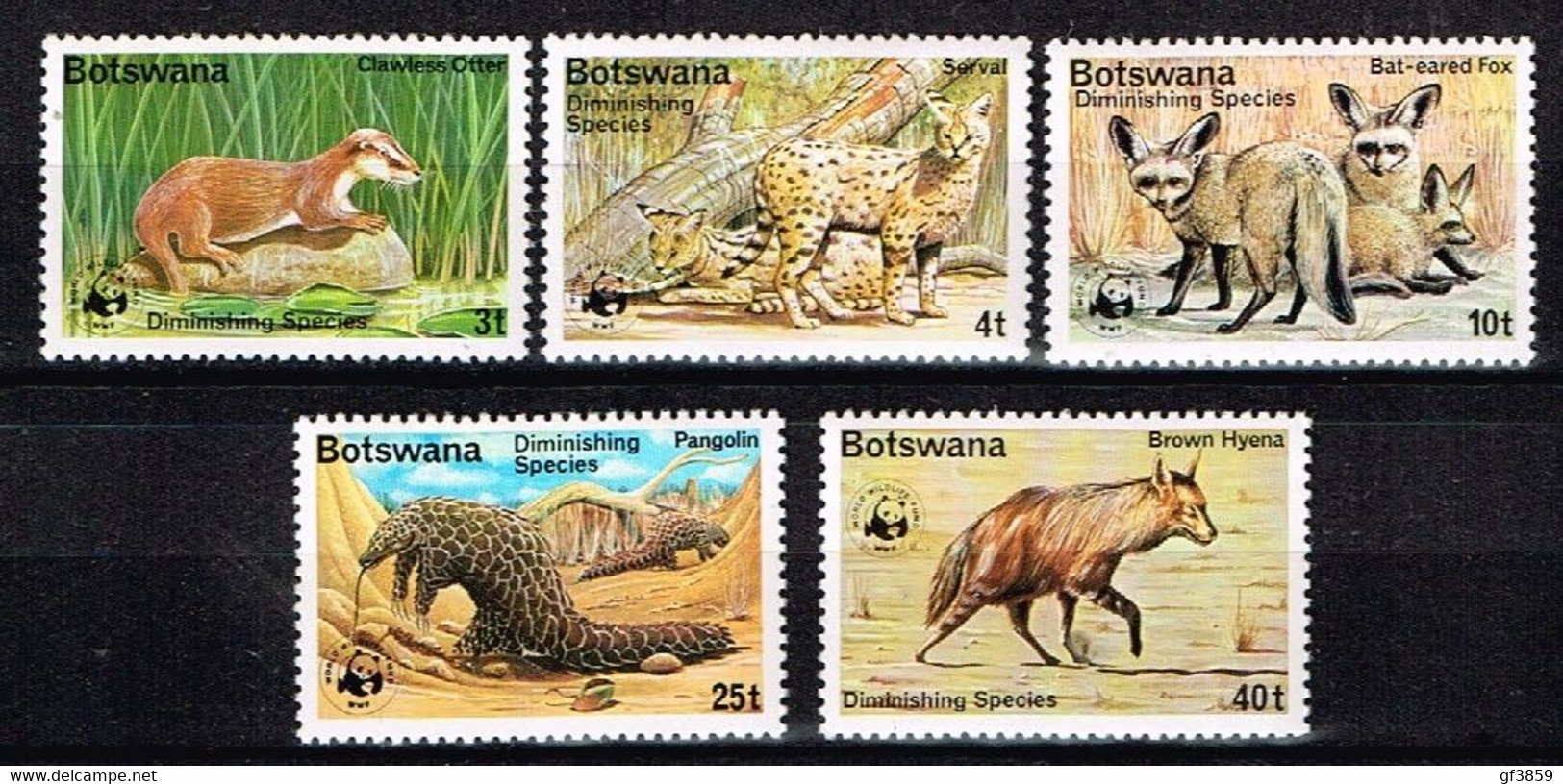 BOTSWANA/ Neufs**/MNH**/ 1977 - WWF / Animaux Menacés - Botswana (1966-...)