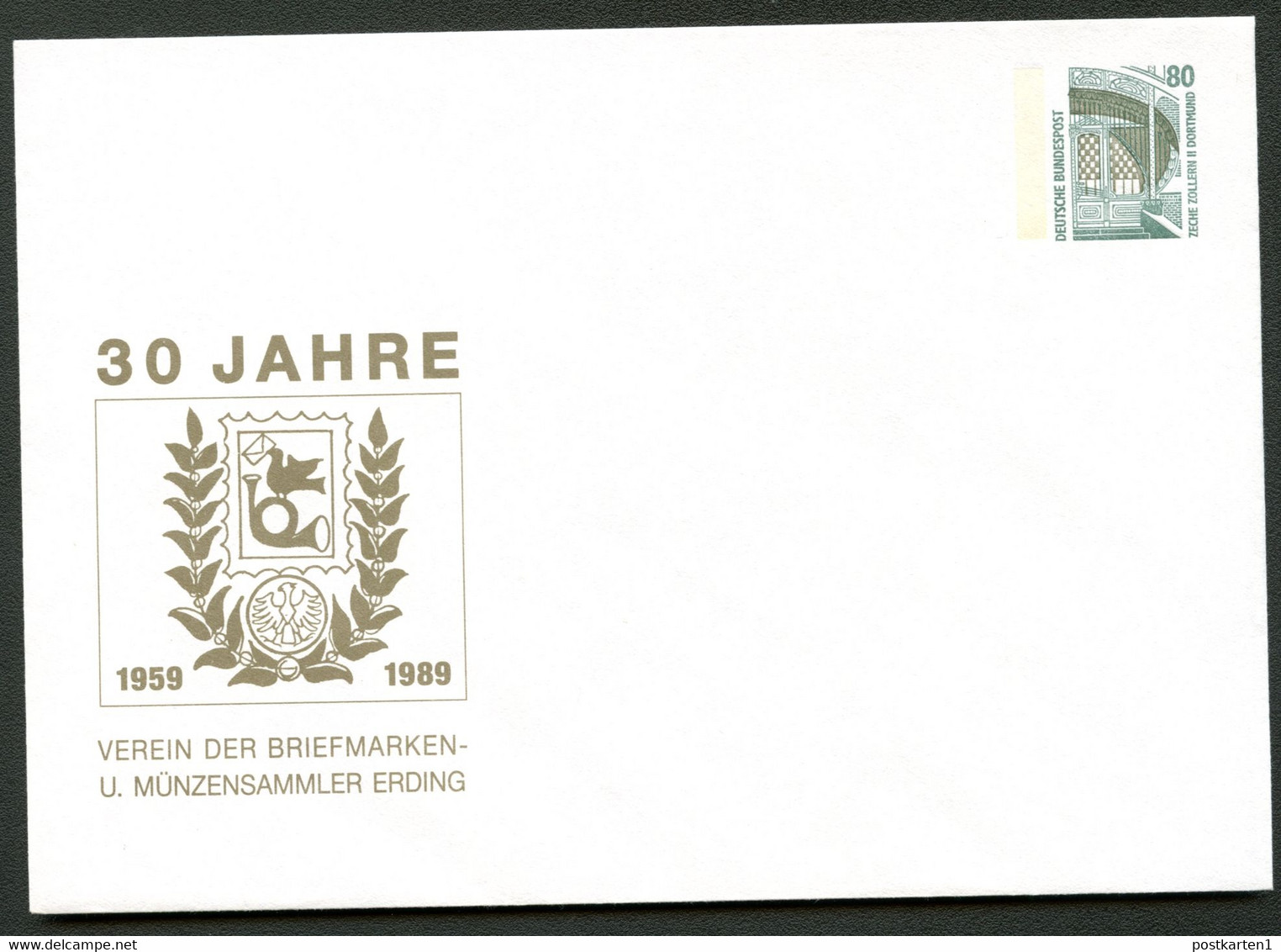 Bund PU288 C2/003 VEREIN ERDING 1988 - Privatumschläge - Ungebraucht