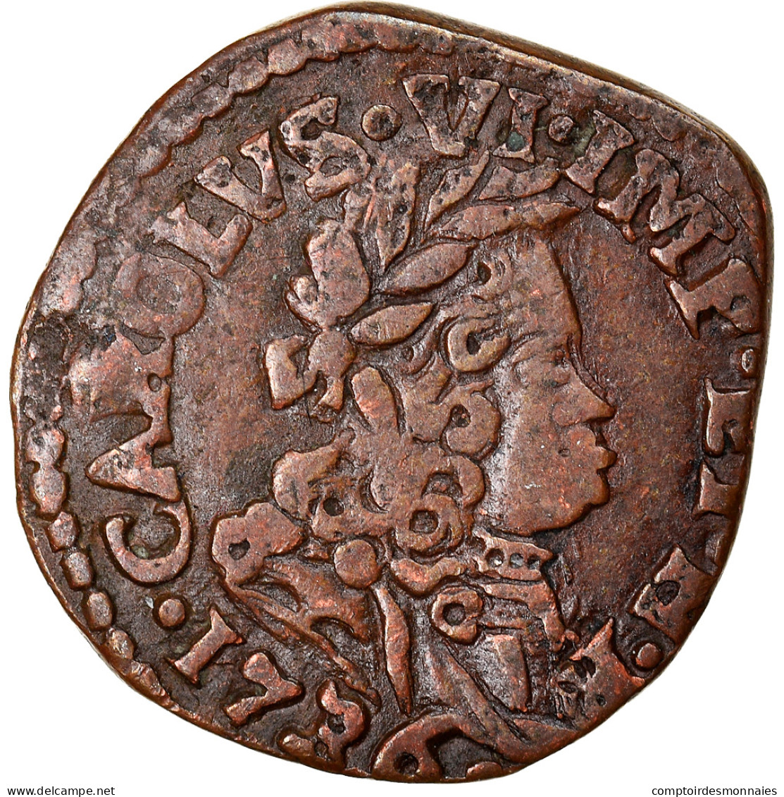 Monnaie, États Italiens, MILAN, Carlo III, Quattrino, 1736, TTB, Cuivre, KM:144 - Lombardien-Venezia