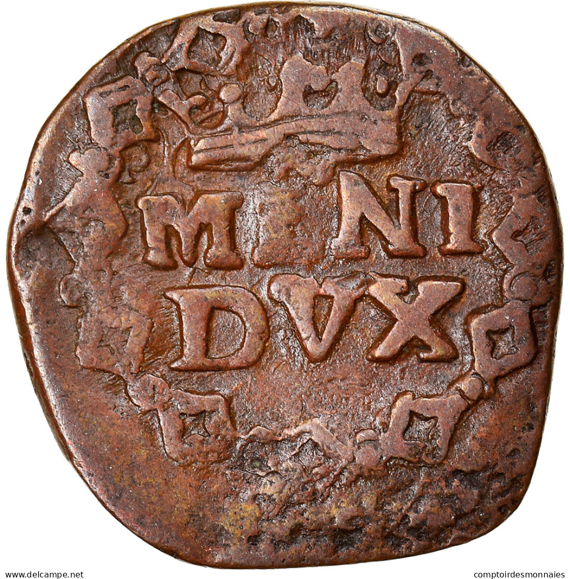 Monnaie, États Italiens, MILAN, Carlo III, Quattrino, 1736, TTB, Cuivre, KM:144 - Lombardo-Veneto