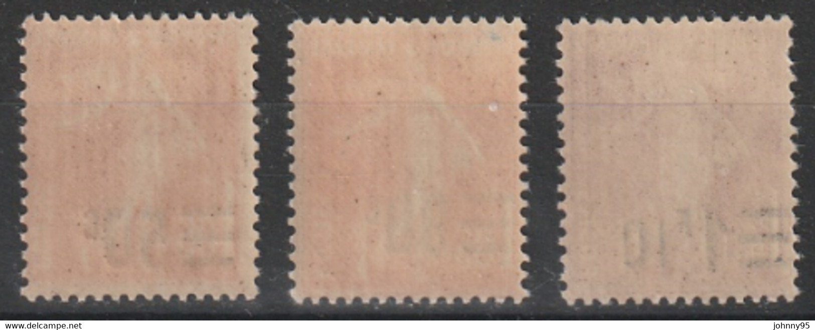 Année 1926-27 - N° 217 à 228 - Timbres De 1906-26 Surchargés - Série 11 Valeurs Neufs - Cote : 36 € - Ungebraucht