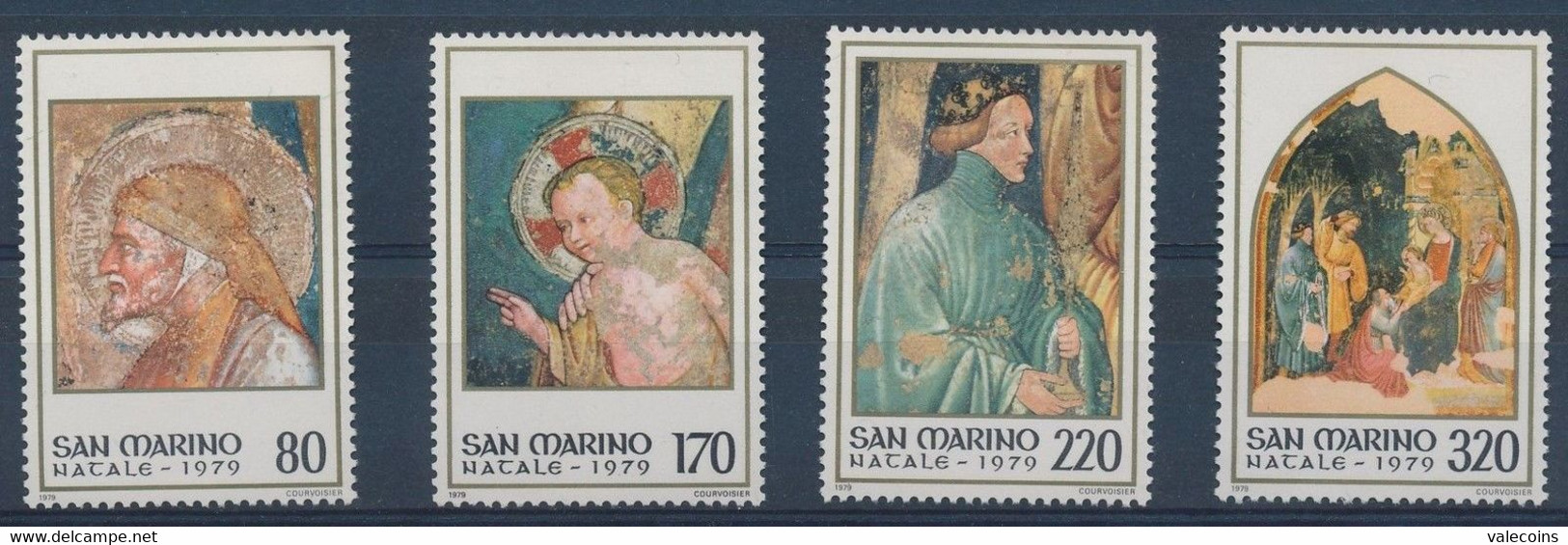 # SAN MARINO - 1979 - Natale Christmas - Painting - Set 4 Stamps MNH - Other & Unclassified