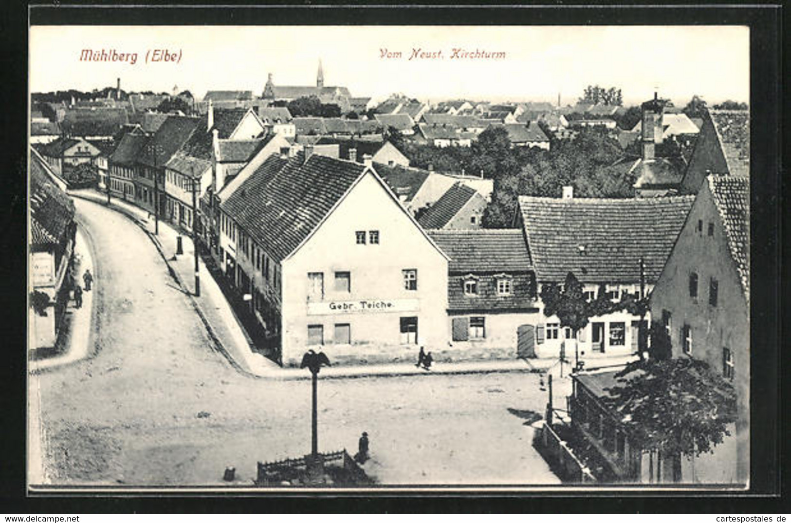 AK Mühlberg / Elbe, Blick Vom Kirchturm Zum Ort - Mühlberg