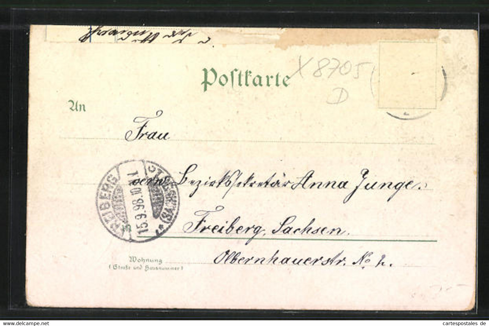 Lithographie Ebersbach / Sachsen, Gemeindeamt Mit Pferdekutsche, Königl. Amtsgericht, Viaducht Mit Hainberg - Ebersbach (Löbau/Zittau)