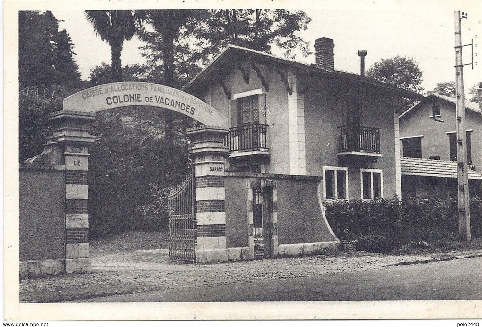 CPA - Jurançon - Domaine Le Barrot - Colonie De Vacances De La CAF De Dordogne - L'entrée Et Maison Du Régisseur - Jurancon