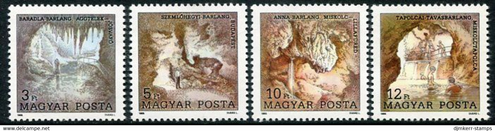 HUNGARY 1989 Speleology Congress MNH / **.  Michel 4043-46 - Ungebraucht