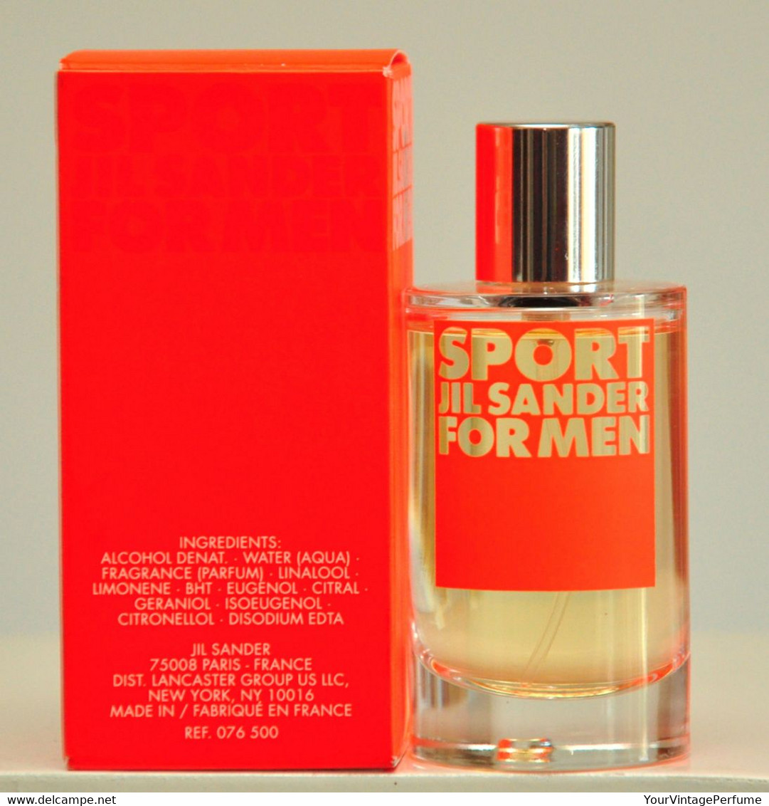 Jil Sander Sport For Men Eau De Toilette Edt 50ml 1.7 Fl. Oz. Spray Perfume For Men Super Rare Vintage 2005 - Men