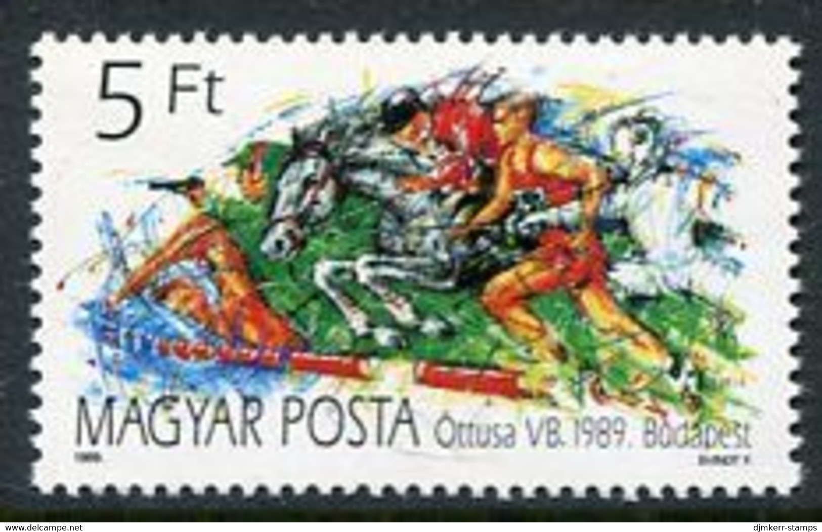HUNGARY 1989 Modern Pentathlon MNH / **.  Michel 4040 - Unused Stamps