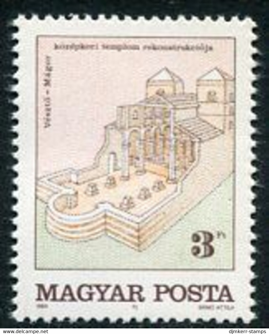 HUNGARY 1989 Historic Buildings MNH / **.  Michel Block 4026 - Ungebraucht