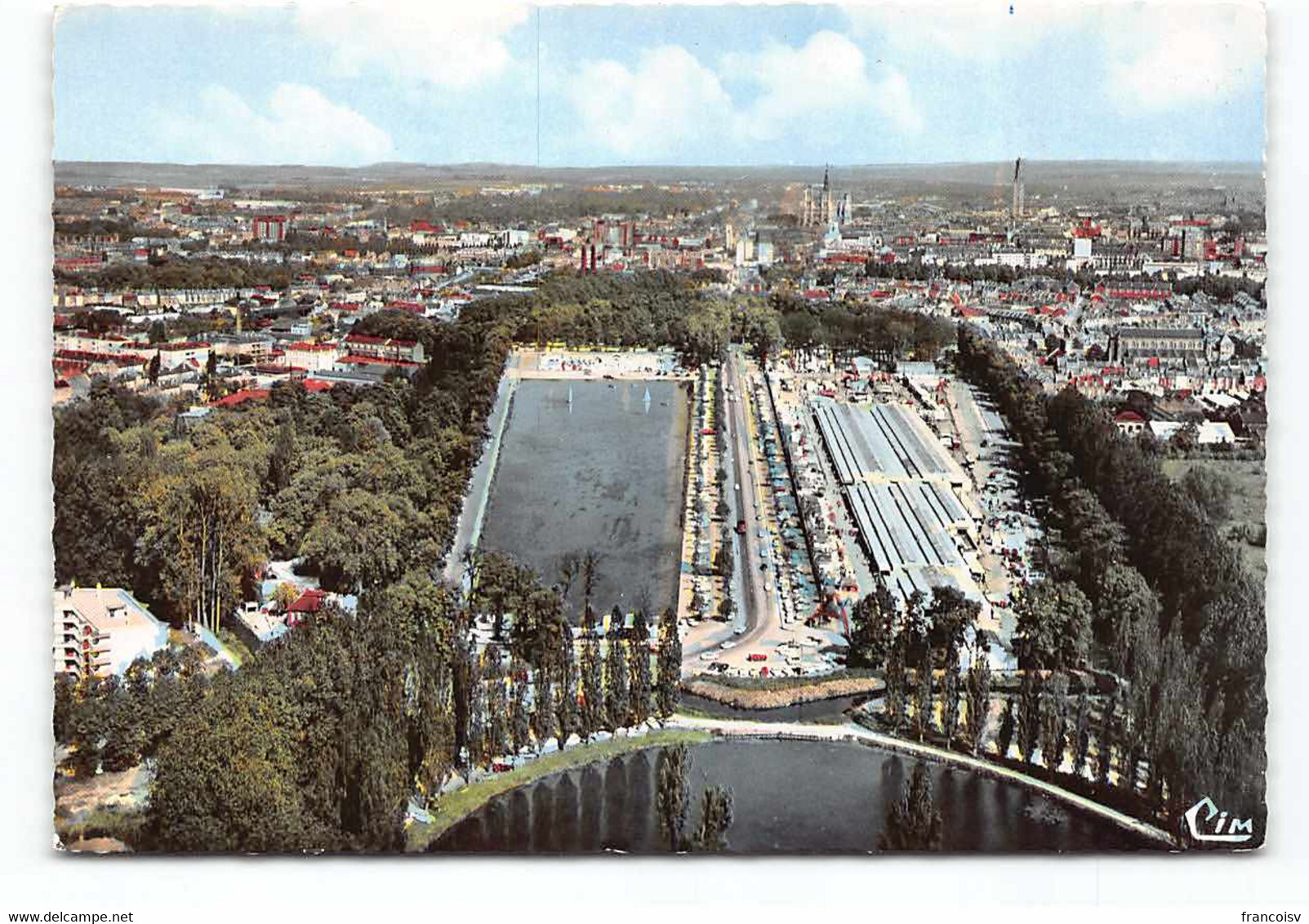 Amiens. Vue  Aerienne. Bassin De La Hotoie. Edit Cim - Amiens