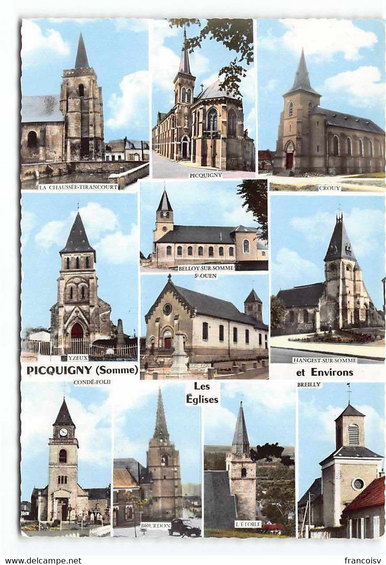 Picquigny - Multivues- Eglises Environs . Breilly Crouy L'Etoile Condé Bourdon Belloy  Chaussée Tirancourt... - Picquigny
