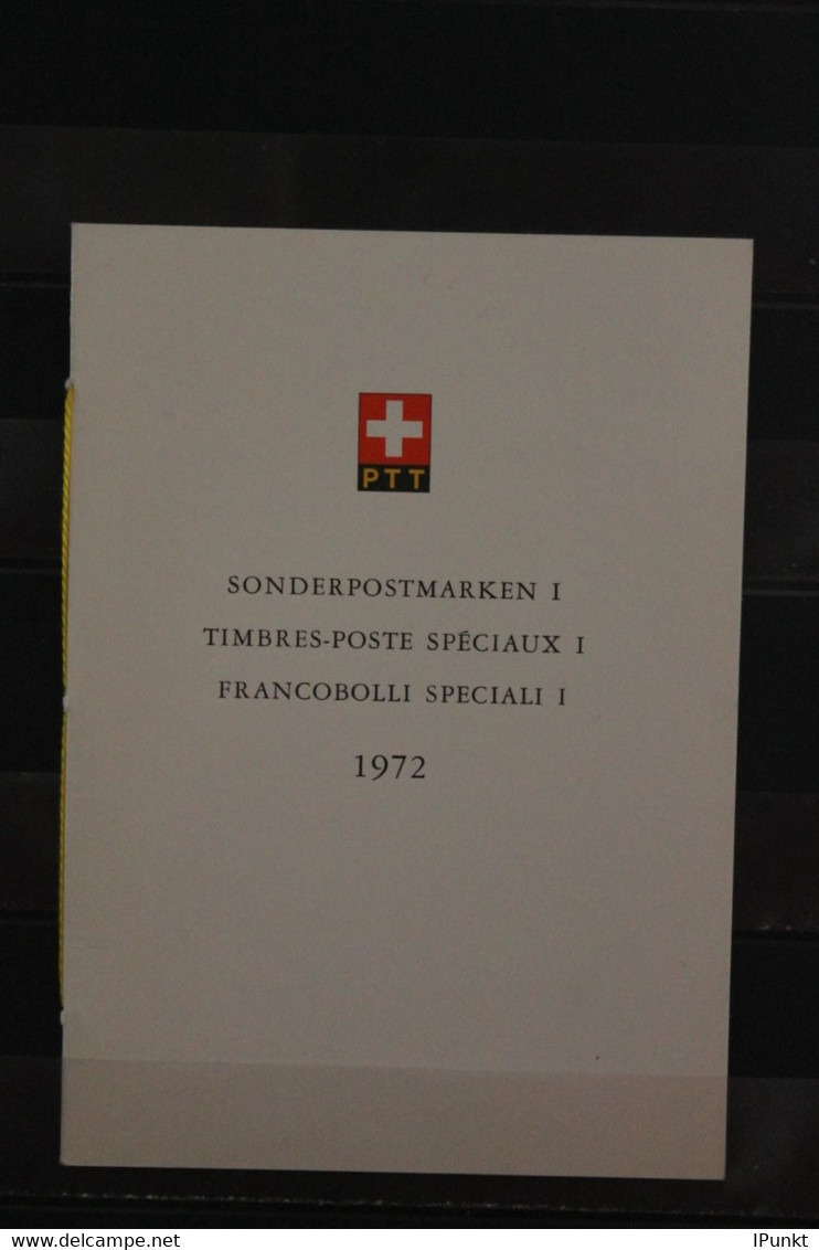 Schweiz 1972, PTT - Sammelheft Nr. 109; Sonderpostmarken I, ESST - Autres & Non Classés