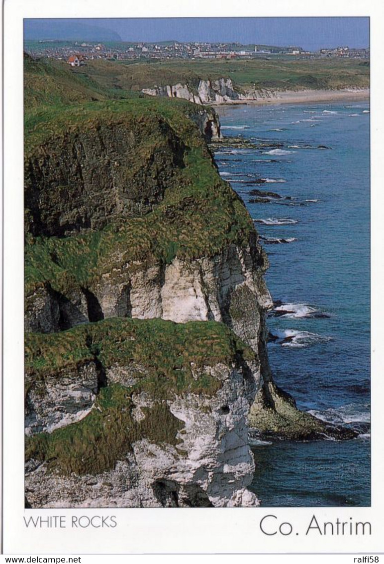 1 AK Northern Ireland / Nordirland * White Rocks - Diese Kreidefeldsen Liegen Bei Portrush Im County Antrim * - Antrim