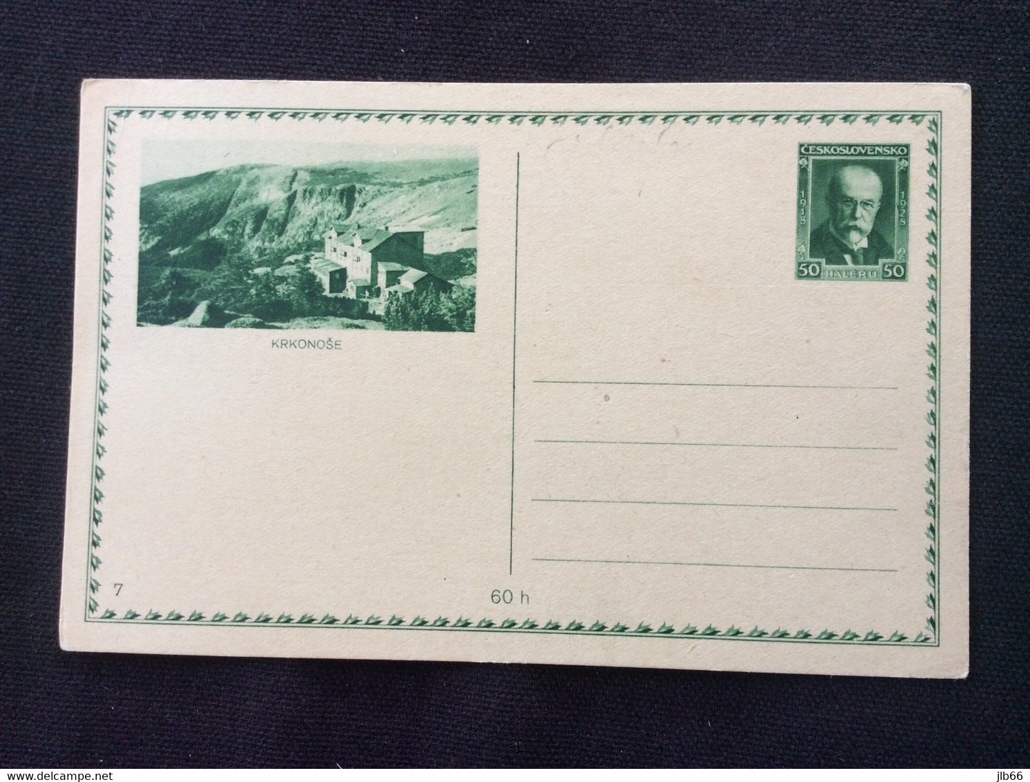 1930 CDV 39/7 Neuve Mi P46 Krkonose Mint - Cartoline Postali