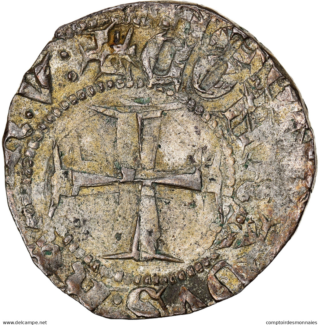 Monnaie, Italie, GENOA, Charles VI, Petachina, C. 1400, TB+, Argent - Genova