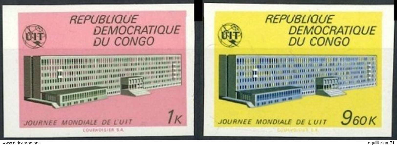 725/726** ND/OG - Journée Mondiale De L'U.I.T. / Werelddag Van De Televerbindingen - CONGO - Other & Unclassified