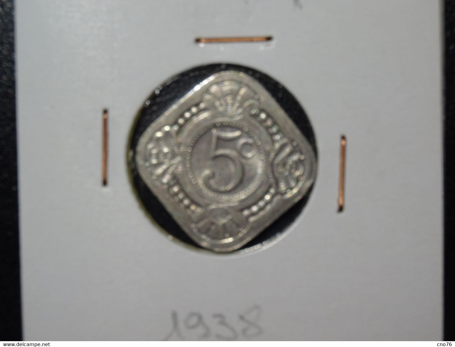 Pays-Bas Pièce 5 Cent De 1938 - 5 Cent