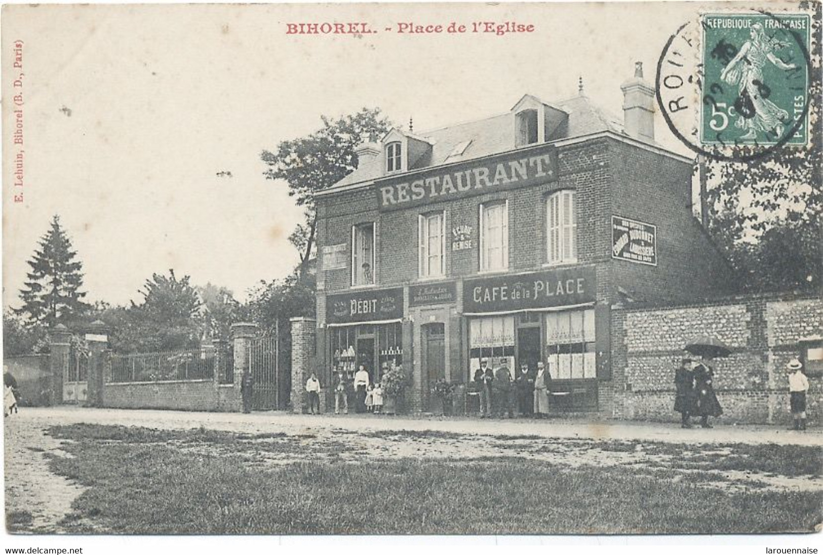 76 - BIHOREL -PLACE DE L'EGLISE . - Bihorel