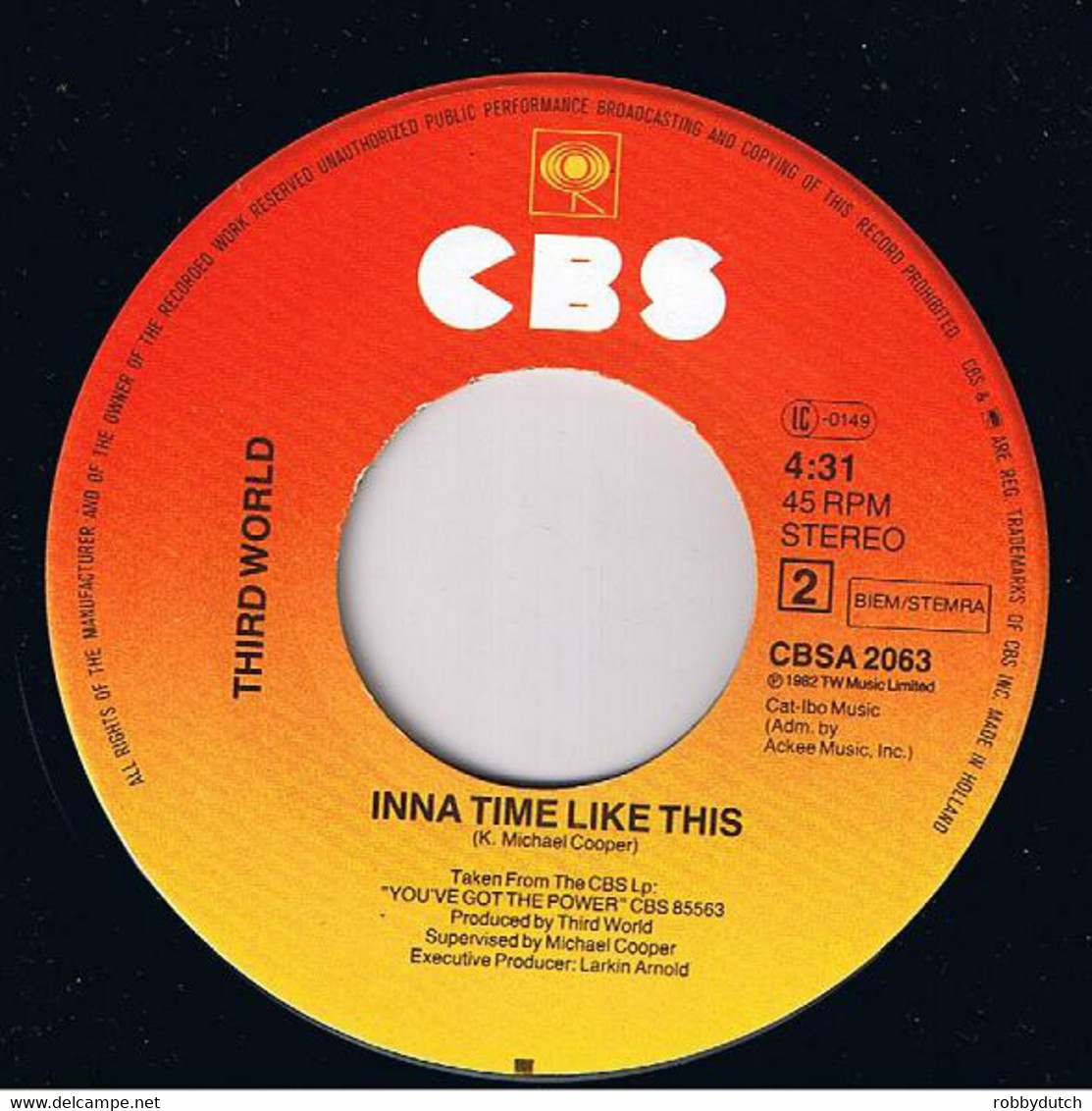 * 7"  *  Third World - Try Jah Love / Inna Time Like This - Reggae