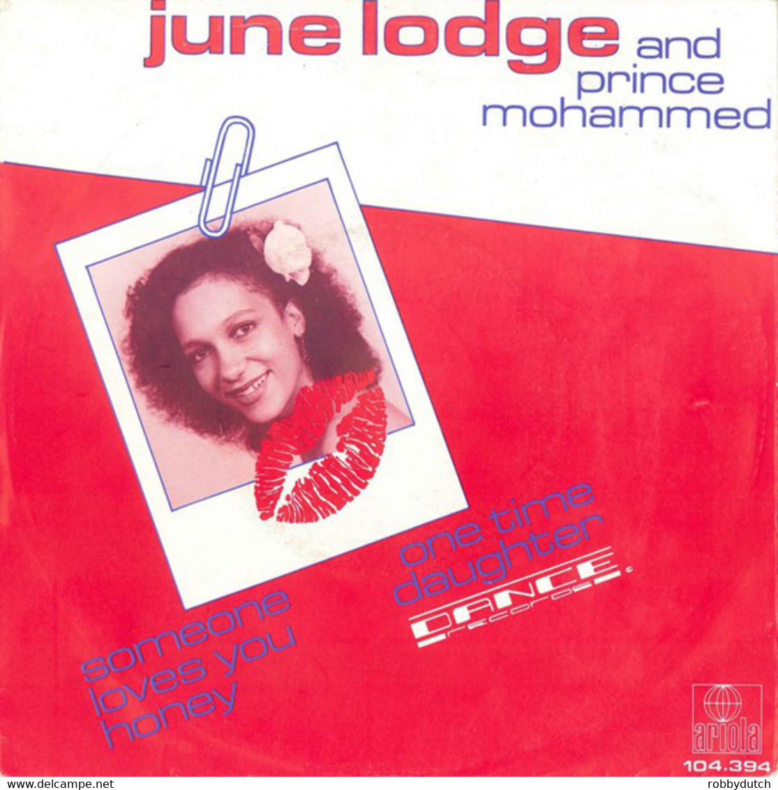 * 7"  *  June Lodge & Prince Mohammrd: Someone Loves You Honey / One Time Daughter - Reggae