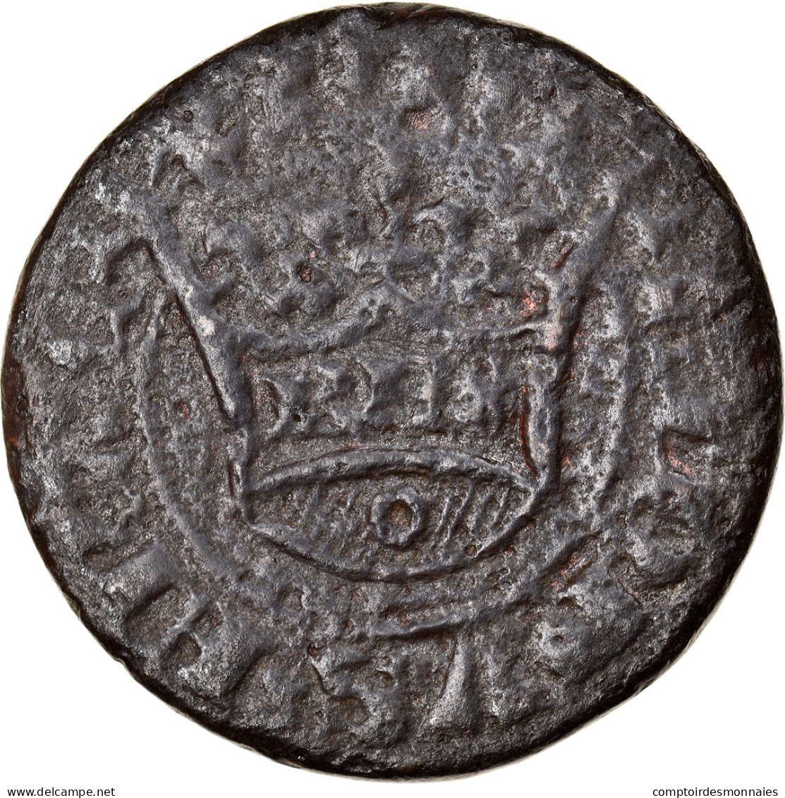 Monnaie, France, Philippe VI, Double Tournois, Piéfort, TTB, Billon - 1328-1350 Philipp VI.