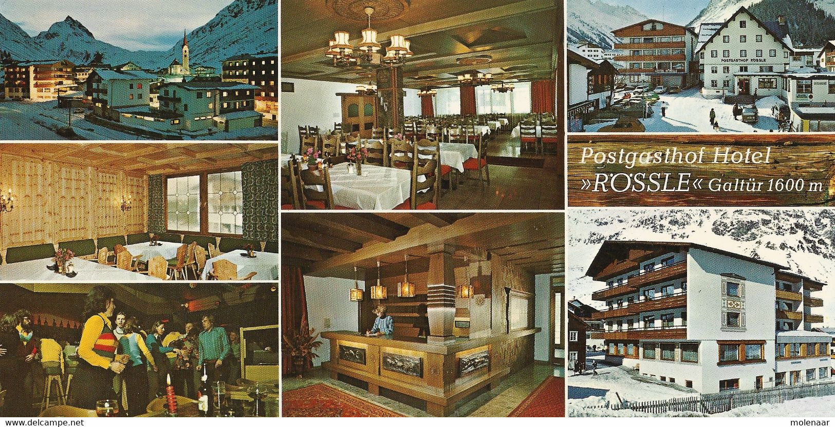 Oostenrijk Postkaart Galtür "Postgasthotel "Hotel Rössle" Ongebruikt (1394) - Galtür