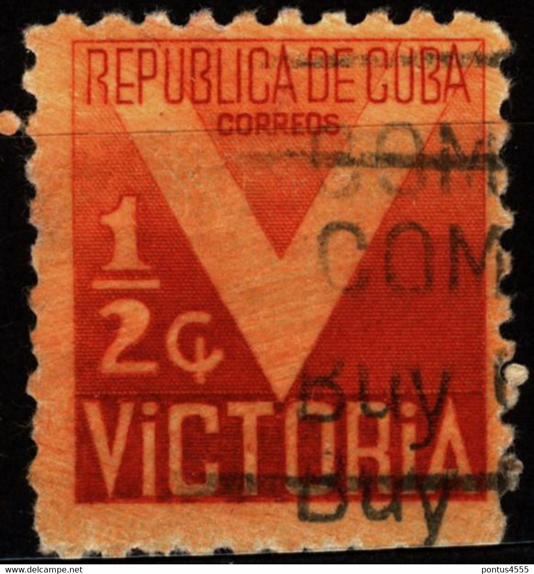 Cuba 1942 Mi Z6 Obligatory Victory Tax For Red Cross Fund - Oblitérés