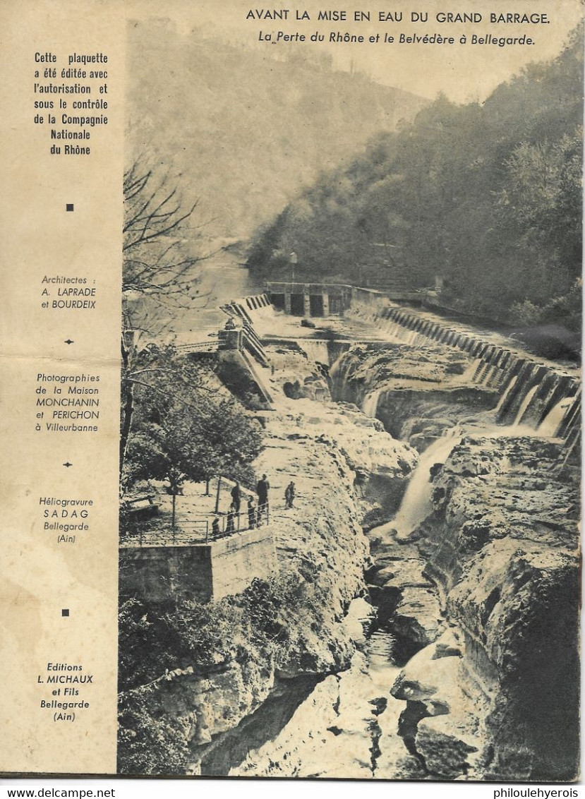 REVUE SUR L'HISTOIRE DU BARRAGE DE GENISSIAT Dans L'AIN 20 Pages Fin Années 40 - Non Classificati