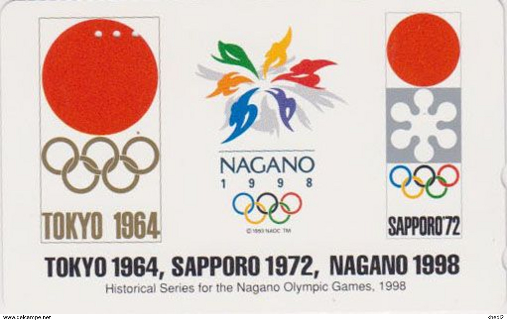 TC JAPON / 271-03244 ? - SPORT - JEUX OLYMPIQUES NAGANO TOKYO SAPPORO - OLYMPIC GAMES JAPAN Free Phonecard - Olympische Spiele