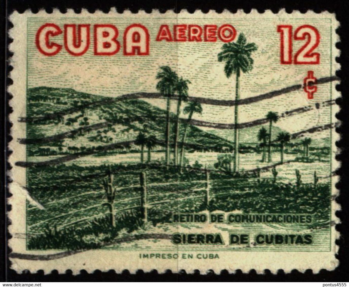 Cuba 1957 Mi 525 Sierra De Cubitas - Oblitérés