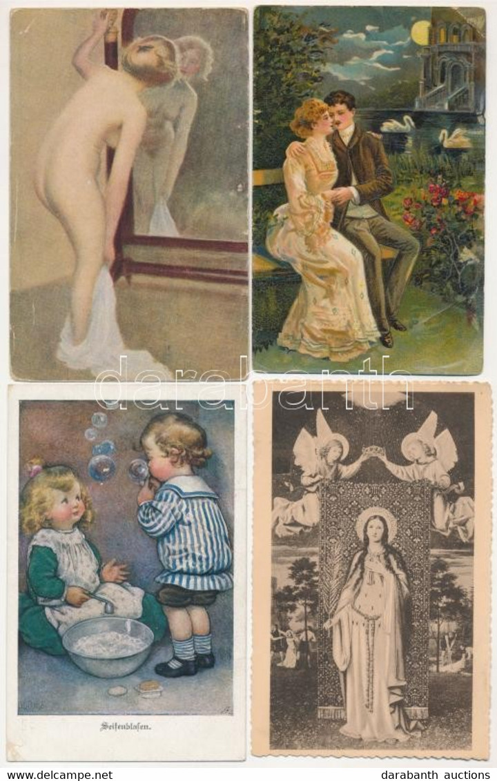 **, * 42 Db RÉGI Motívum Képeslap Vegyes Minőségben: Művész / 42 Pre-1945 Motive Postcards In Mixed Quality: Art - Non Classés