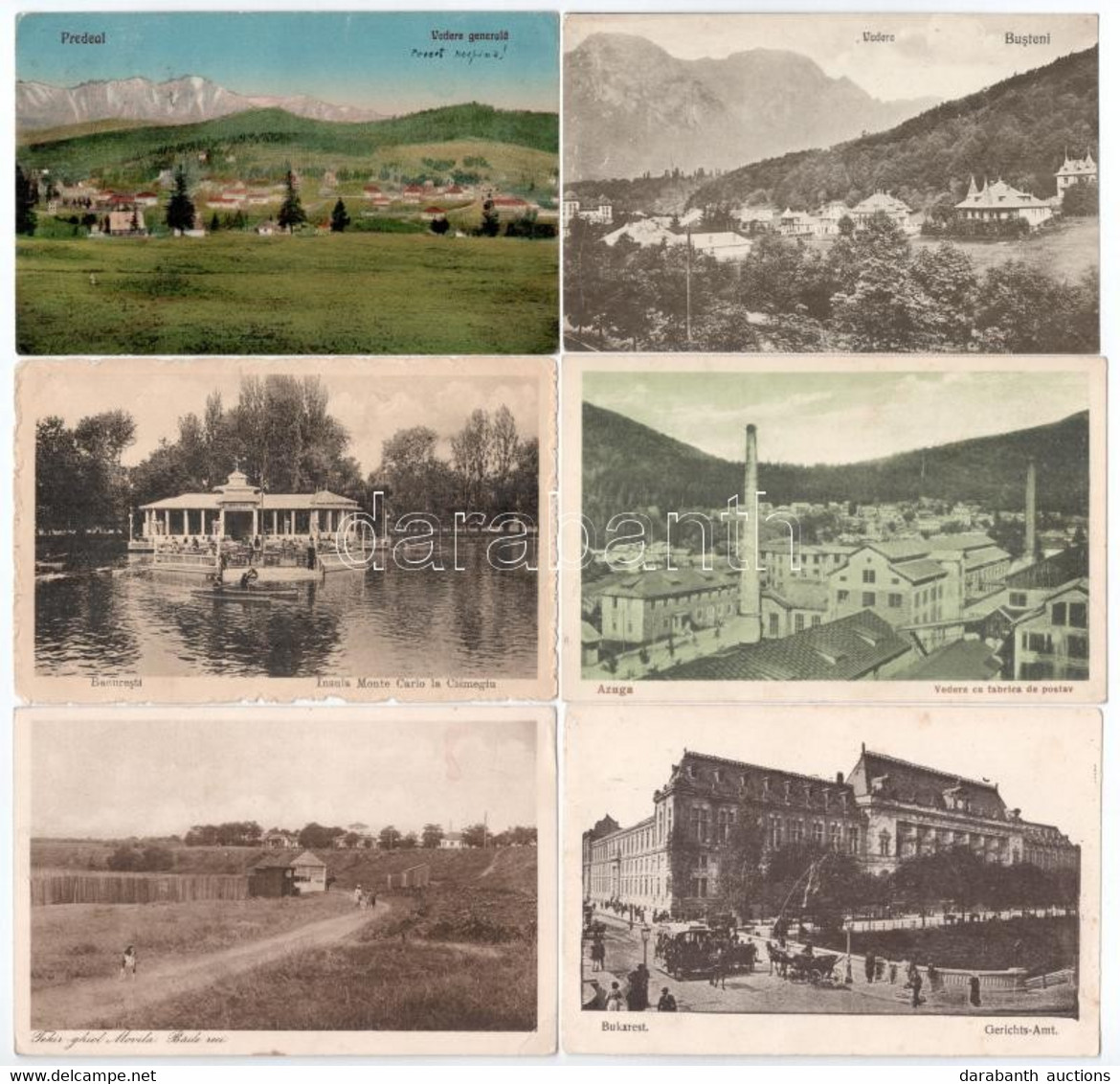 **, * 10 Db RÉGI Román Város Képeslap Vegyes Minőségben / 10 Pre-1945 Romanian Town-view Postcards In Mixed Quality - Non Classés