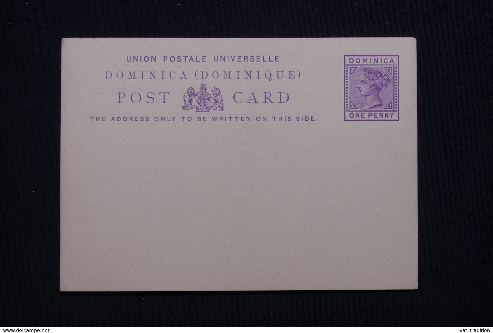 DOMINIQUE - Entier Postal Type Victoria, Non Circulé - L 98039 - Dominica (...-1978)