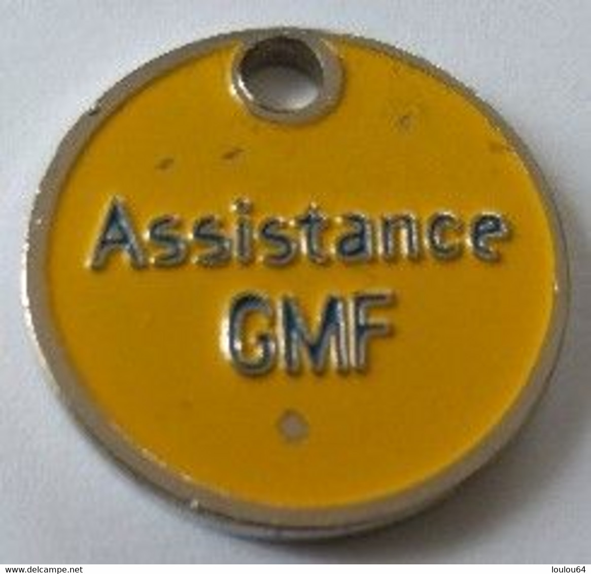 Jeton De Caddie - Mutuelle - Assurances - Assistance GMF - En Métal - - Trolley Token/Shopping Trolley Chip