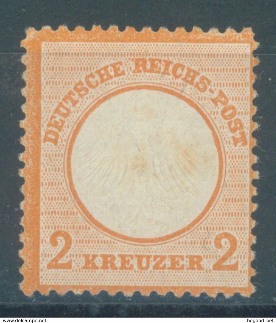 REICH - MLH/* - 1872 - 2 Kr SMALL EAGLE -  Mi 8 Yv 8 - Lot 23502 -  LIGHT HINGED CAT 800.00 EUR - Ungebraucht