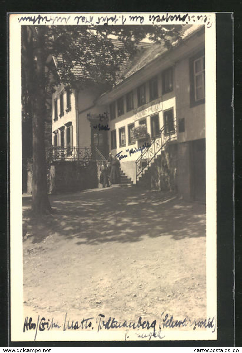 Foto-AK Todtnauberg, Gasthaus Zum Engel 1931 - Todtnau
