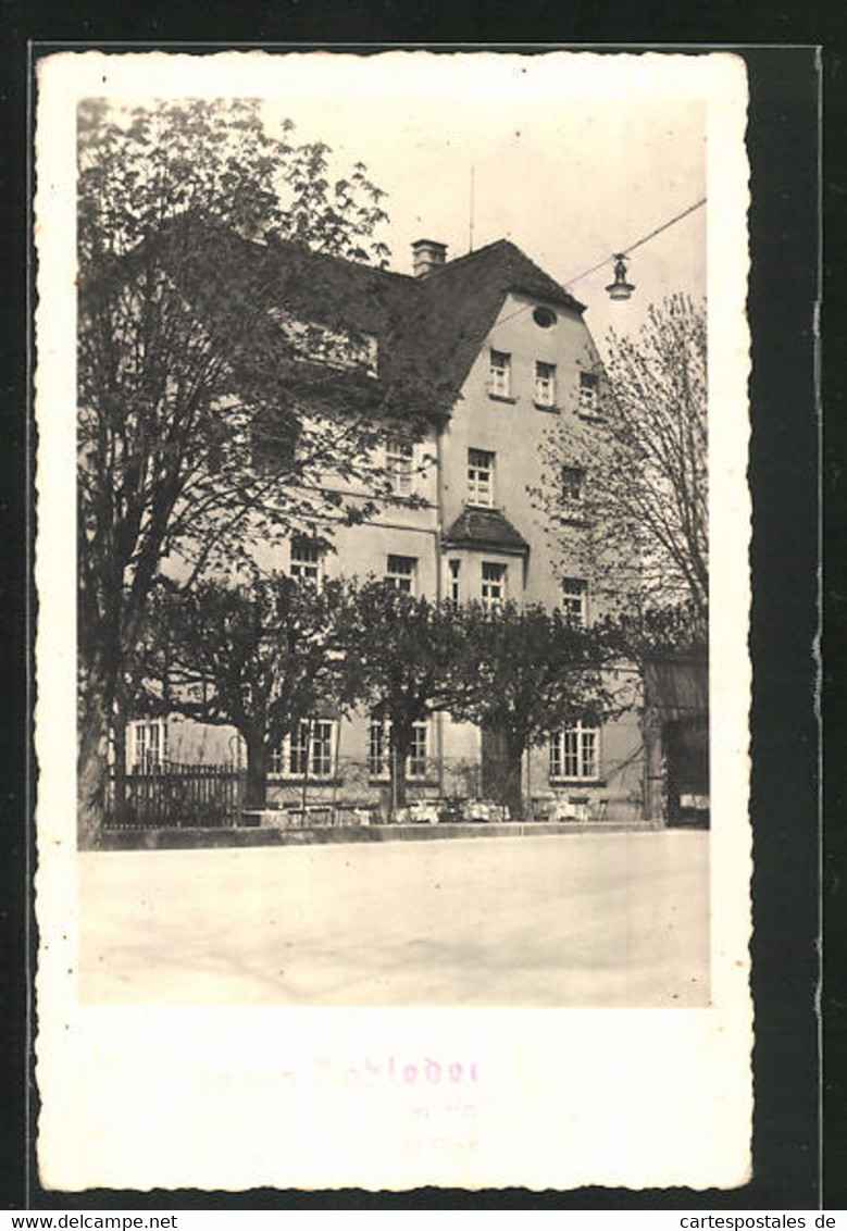 Foto-AK Freilassing, Gaststätte Bayrischer Hof Georg Rohleder - Freilassing