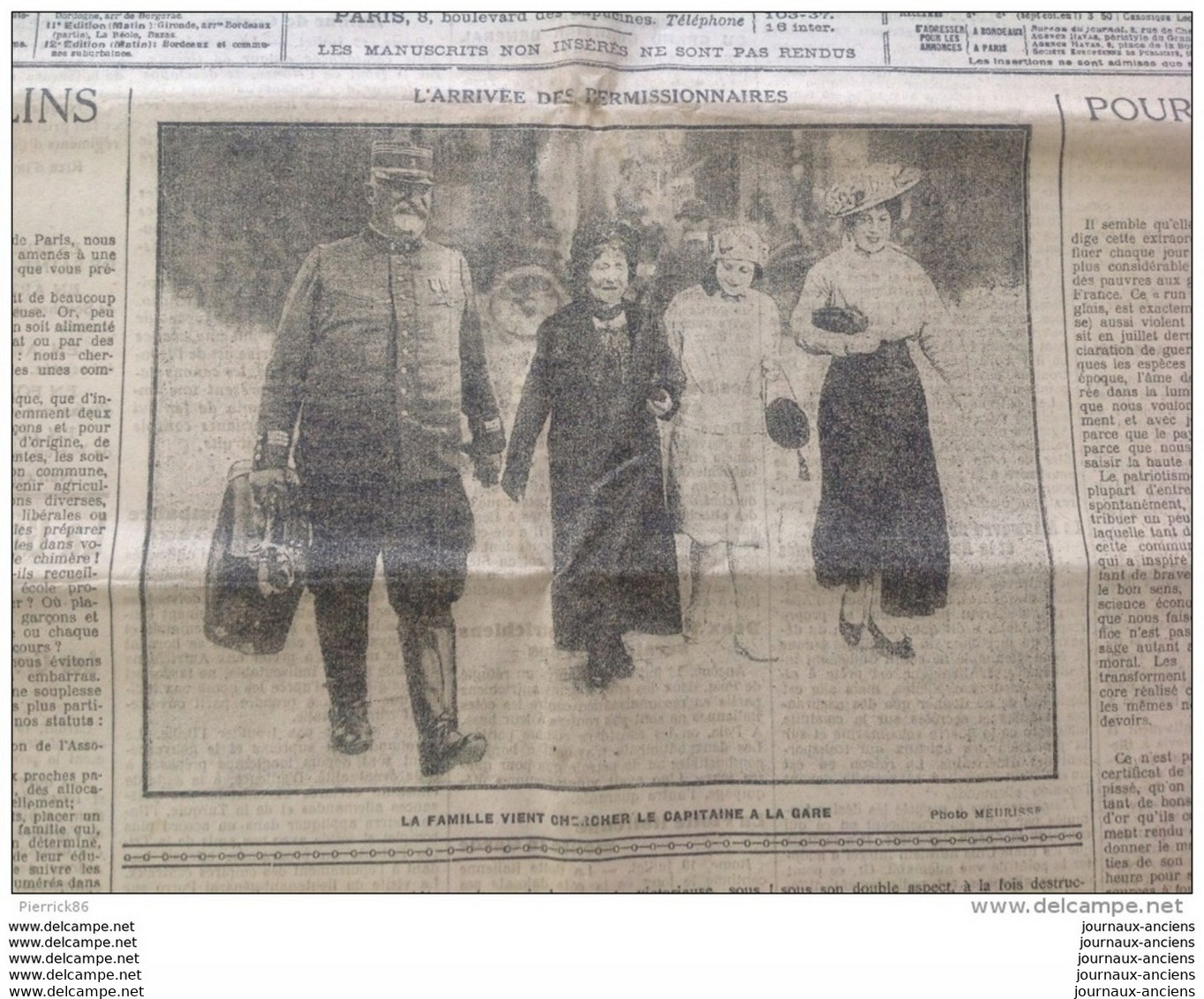 WW1 LA PETITE GIRONDE Du 20 JUILLET 1915 - French