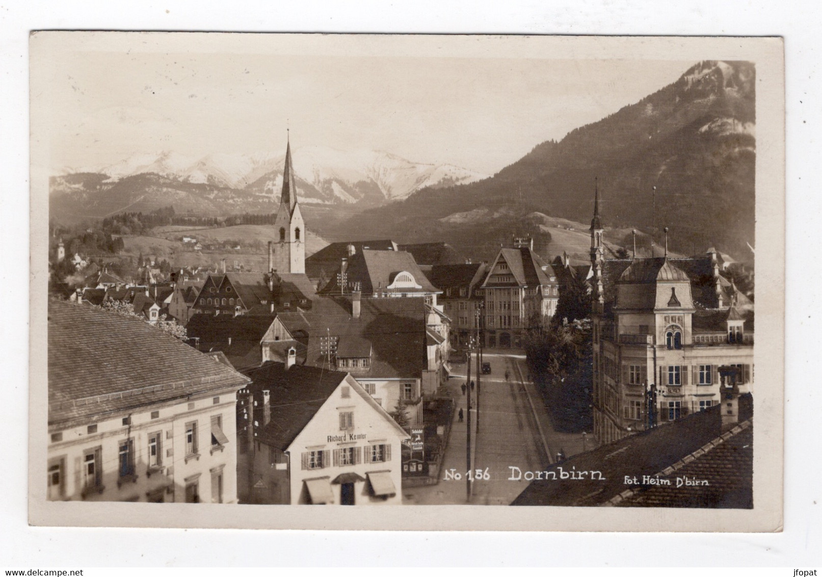 AUTRICHE - DORNBIRN Vue Générale Traitée En Carte Photo - Dornbirn