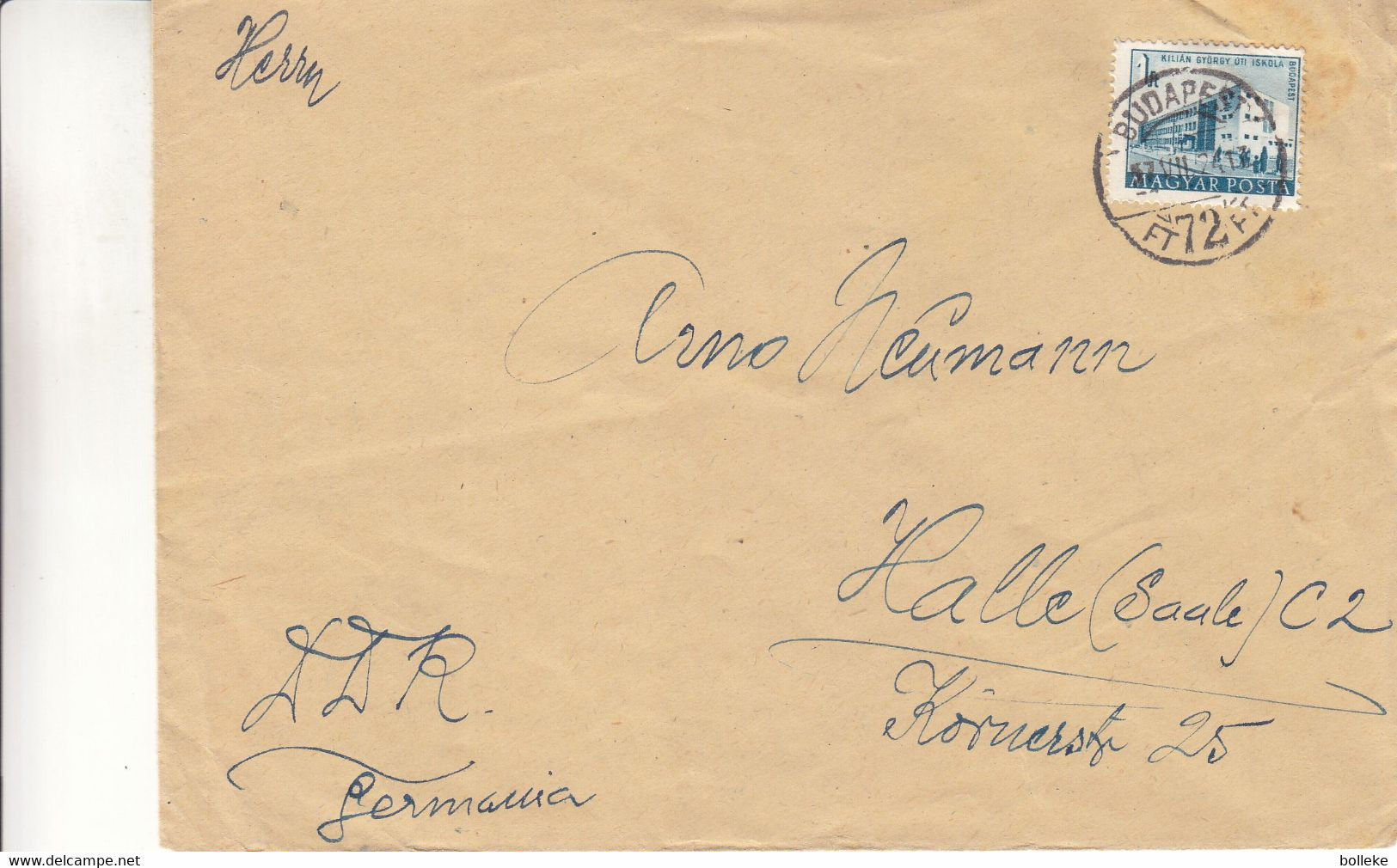 Hongrie - Lettre De 1957 ? - Oblit Budapest - - Briefe U. Dokumente