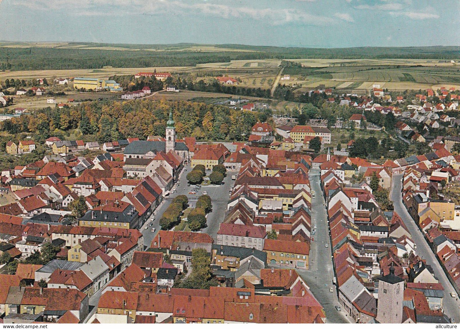 A5362- The Pearl Of The Stiftland,the Church Tirschenreuth Deutschland, Germany Postcard - Tirschenreuth