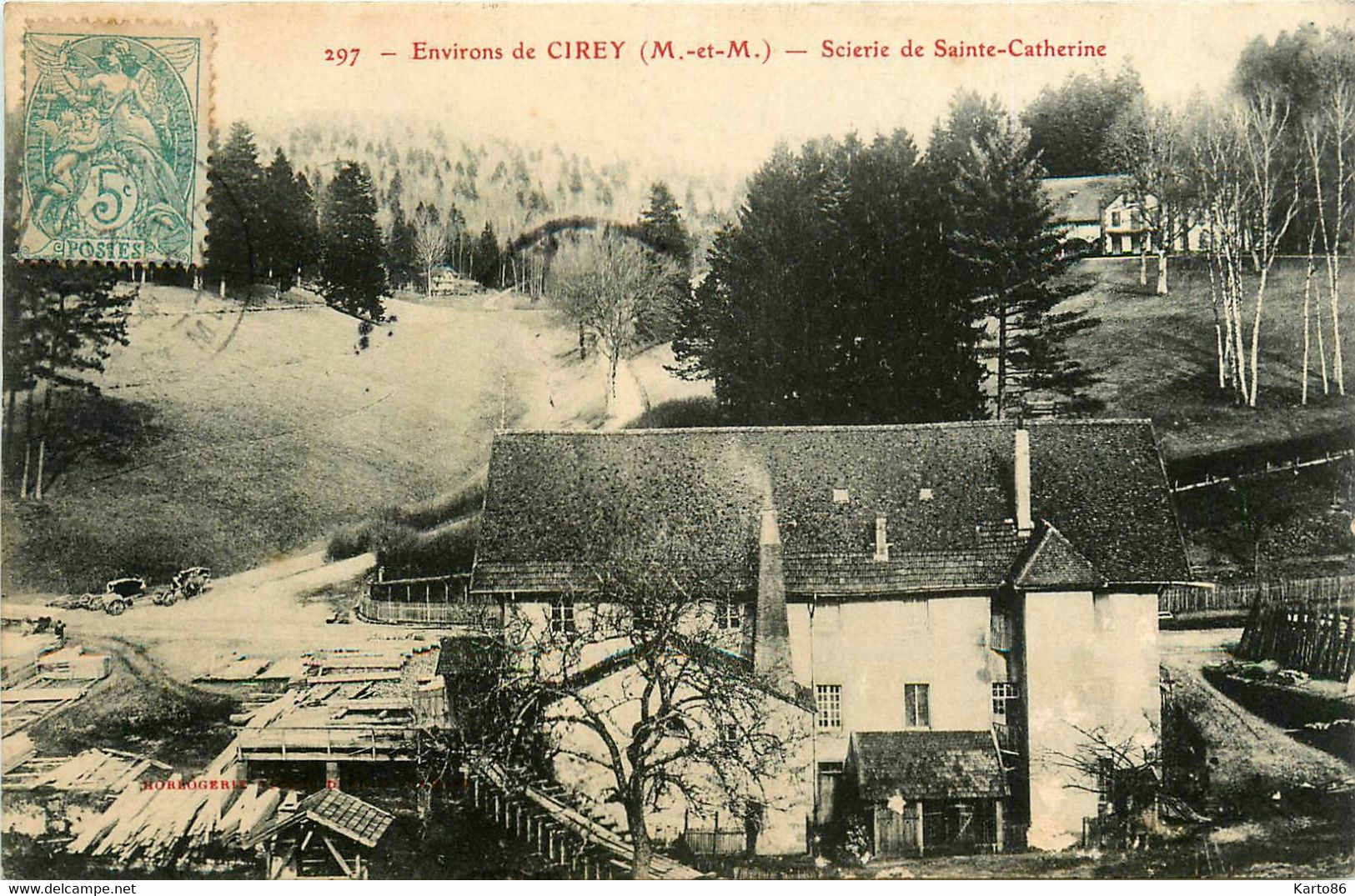 Cirey * Vue Sur La Scierie Ste Catherine * Métier Bois - Cirey Sur Vezouze