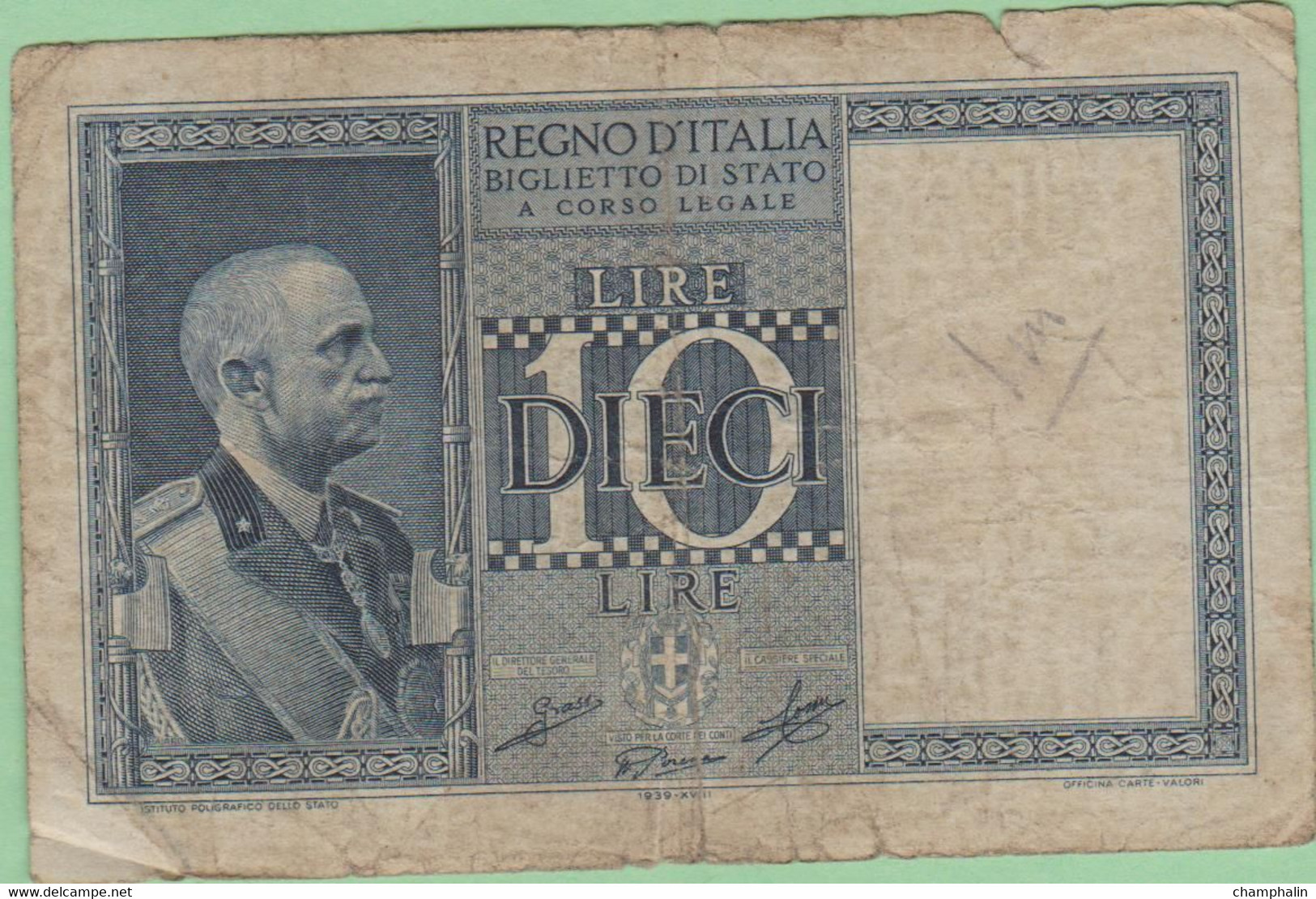 Italie - Billet De 10 Lire - Vittorio-Emmanuele III - 20 Juin 1935 - P25a - Italia – 10 Lire