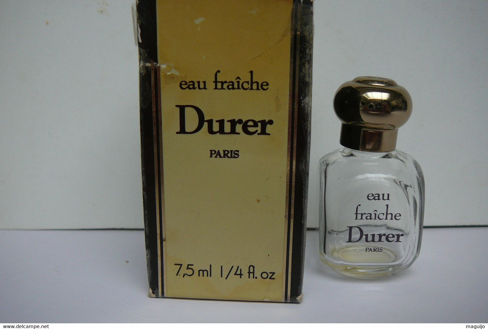 DURER" DURER : EAU FRAICHE" VIDE 7,5 Ml ,MENTION DE GRATUITE   VOIR RT LIRE !! - Miniaturflesjes (leeg)