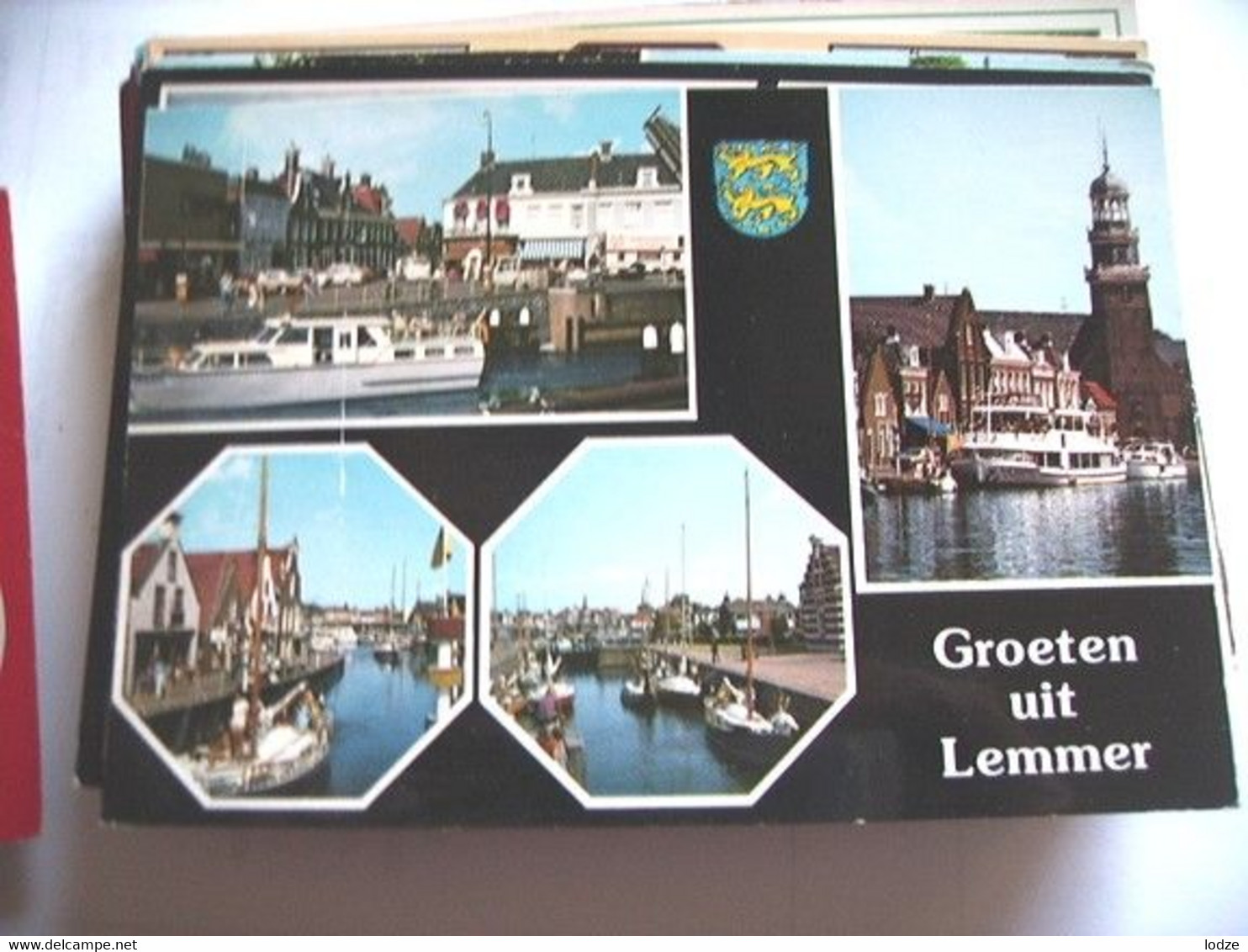 Nederland Holland Pays Bas Lemmer Dorp Met Een Zwart Randje - Lemmer