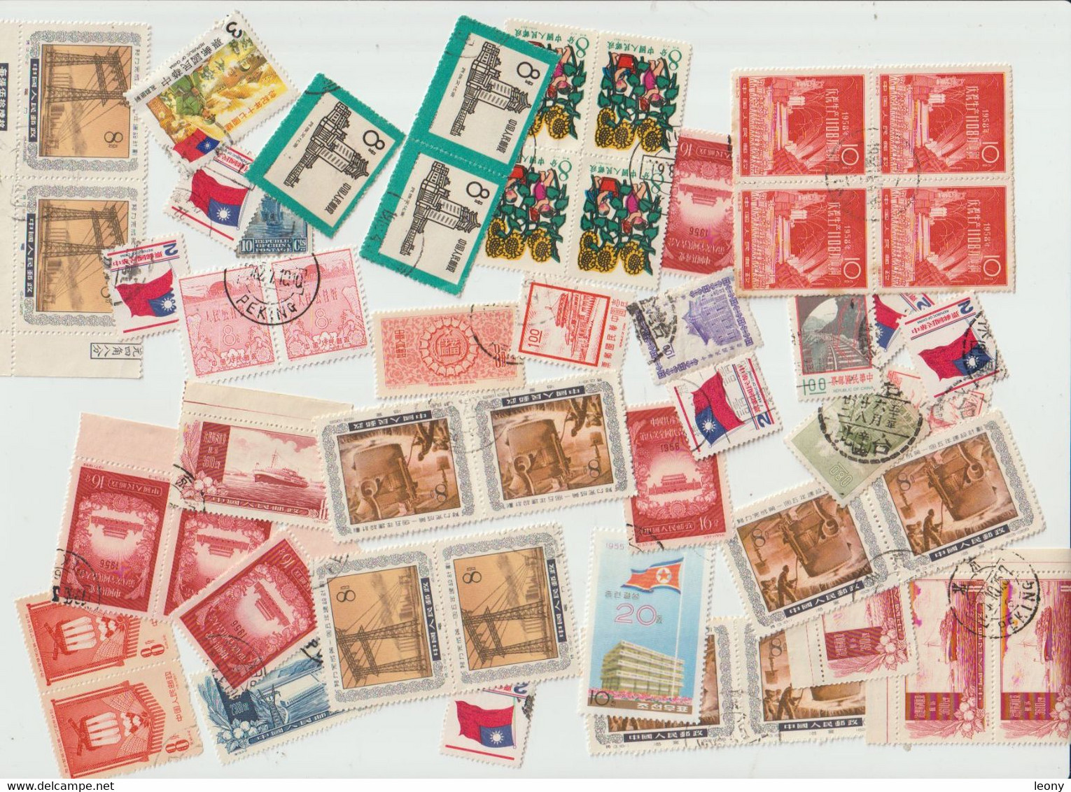 TIMBRES De  CHINE   DIVERS  -   OBLITERES - Usados