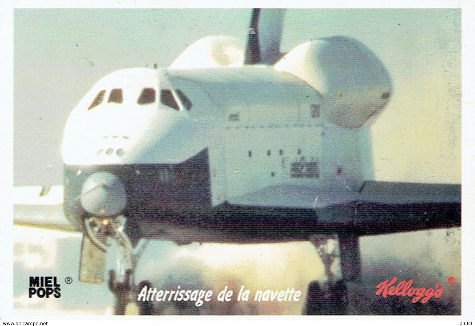 Atterrissage De La  Navette - Space Shuttle Landing (Chromo Kellog's Miel Pops) - Andere & Zonder Classificatie