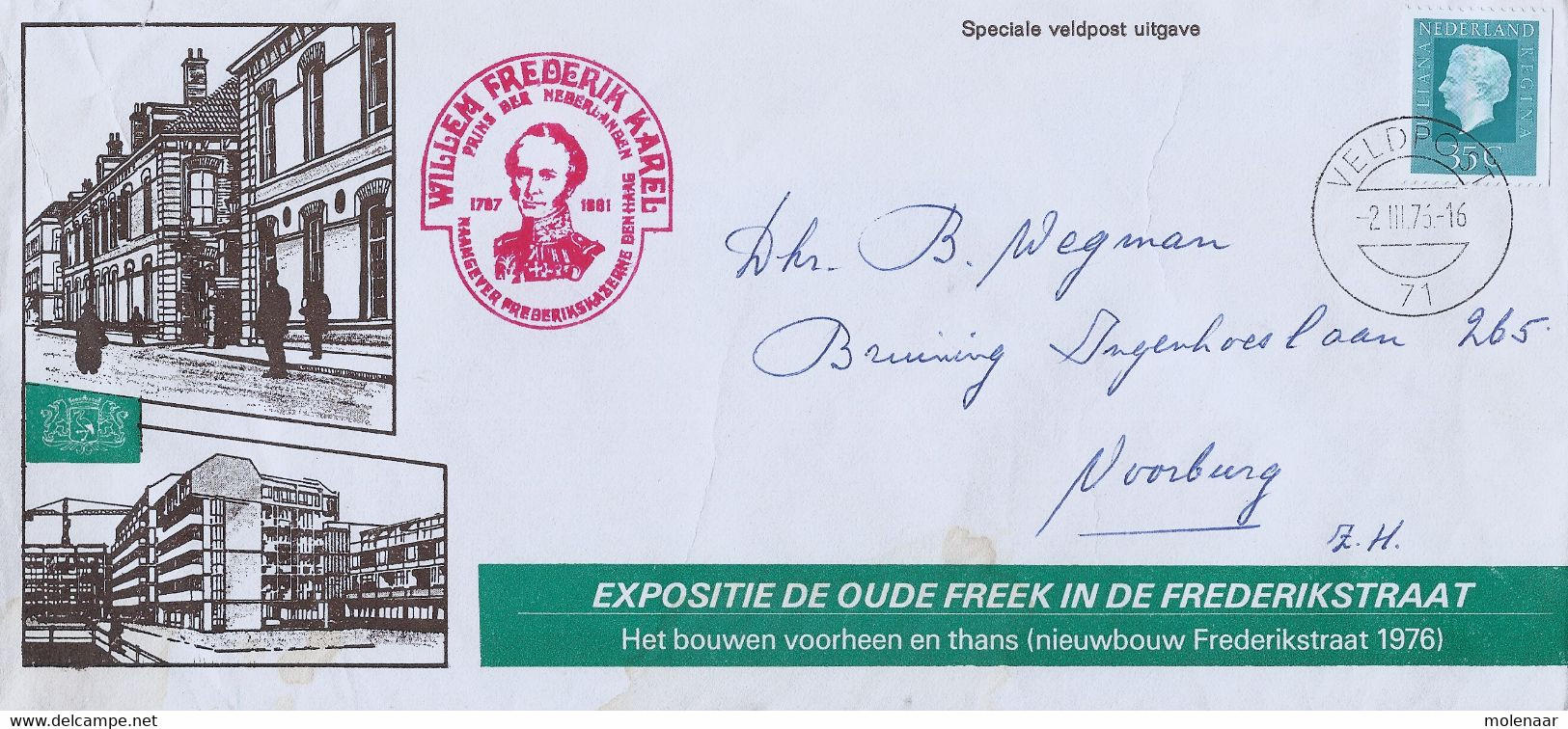 Nederland Brief Uit 1975 Tgv.  Willem Frederik Karel (1405) - Andere & Zonder Classificatie