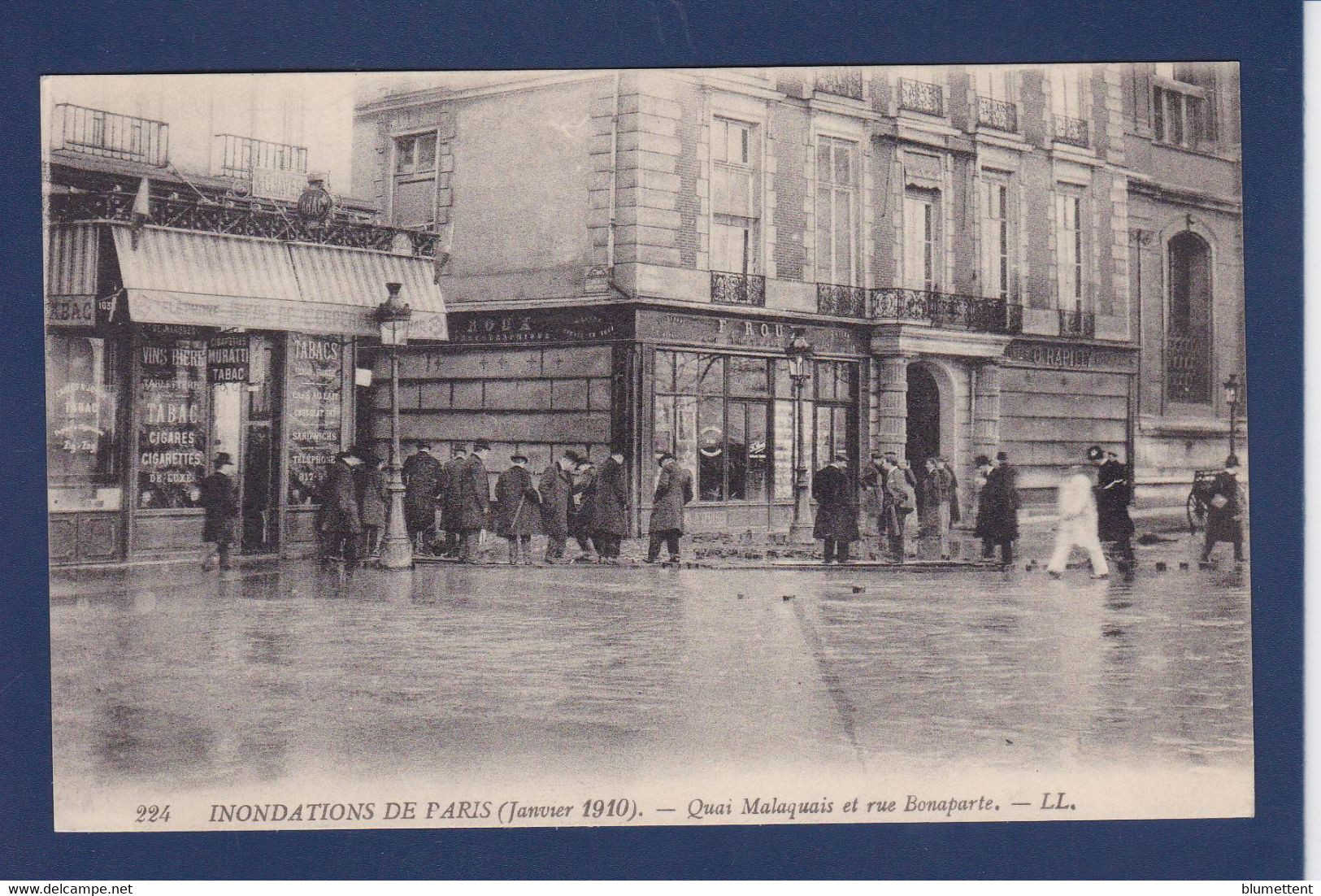 CPA Paris 75 Inondations De 1910 Catastrophe Circulé - Inondations De 1910