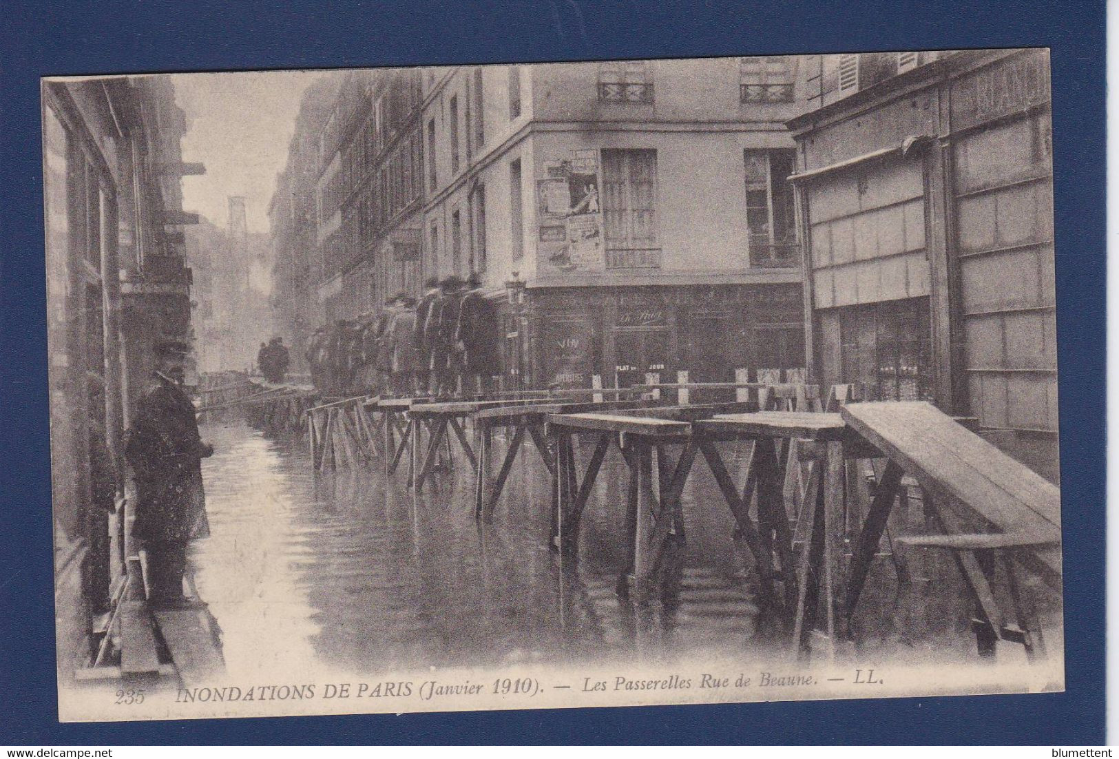 CPA Paris 75 Inondations De 1910 Catastrophe Non Circulé - Inondations De 1910